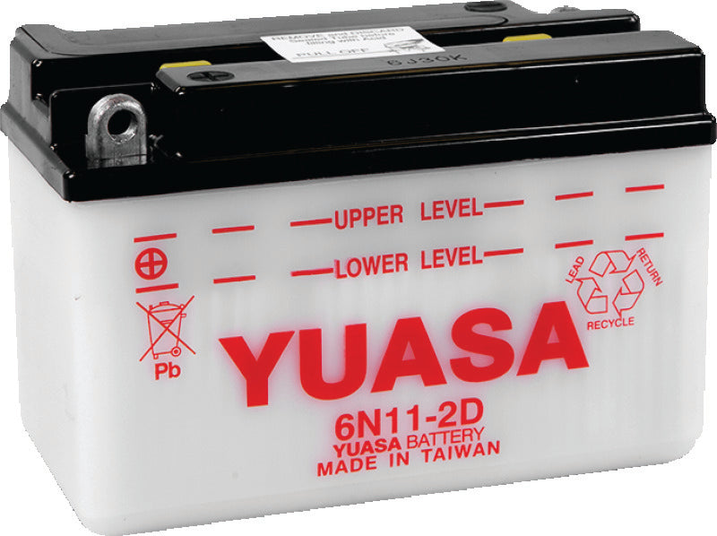 Yuasa Battery Yuasa 6N11-2D Conventional 6 Volt Battery YUAM26112 YUAM26112 Photo - Primary