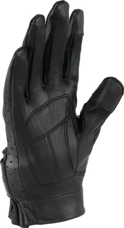 Kuryakyn Leather By River Road Tucson Leather Perforated Gloves Black Womens - Small 094501 094501 User 1