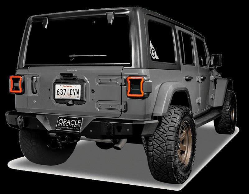 ORACLE Lighting Oracle Jeep Wrangler JL Black Series LED Tail Lights 5852-504 5852-504 Photo - lifestyle view