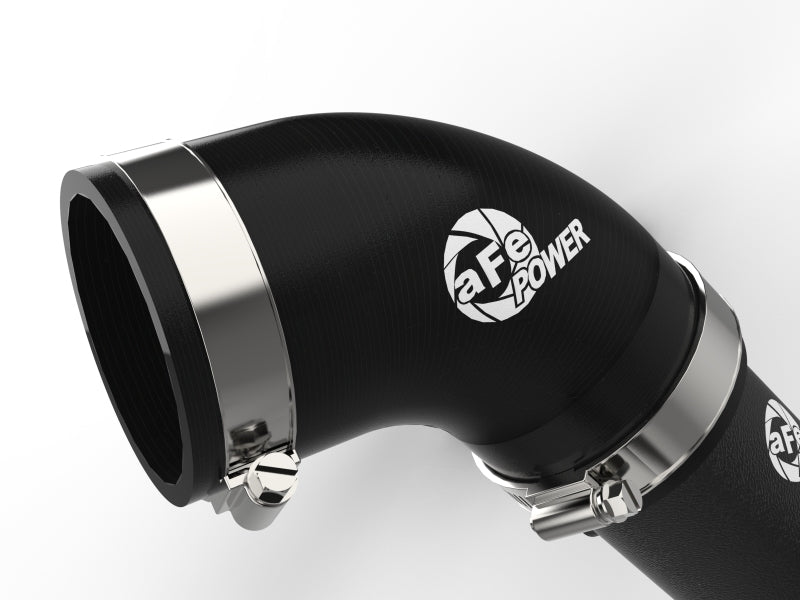 aFe BladeRunner Aluminum Hot and Cold Charge Pipe Kit Black 17-20 Hyundai Elantra GT L4-1.6L (t) 46-20634-B 46-20634-B Photo - Close Up