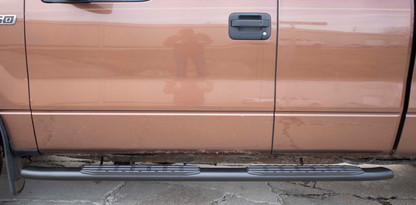 Fishbone Offroad 09-14 Ford F150 Extended Super Cab Oval Side Steps - Black Textured FB21377 FB21377 Photo - lifestyle view