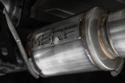 MBRP 2009-2023 Nissan GTR 3.8L Stainless Steel 3.5in Cat-Back, Dual Split Rear Quad Carbon Tips S44073CF S44073CF Photo - Close Up