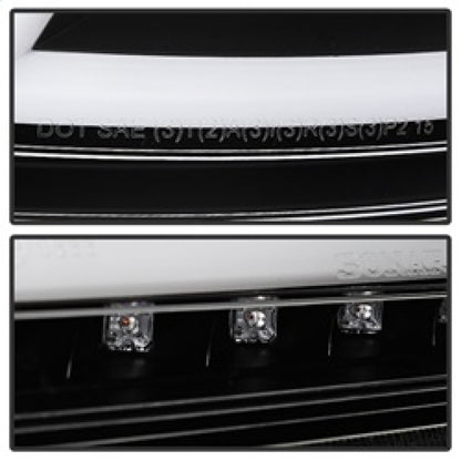 Spyder Audi TT 07-12 LED Tail Lights Black ALT-YD-ATT07-LED-BK 5081674 5081674 Photo - Unmounted