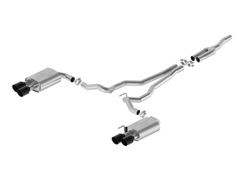 Ford Racing 2024 Mustang 2.3L Extreme Non-Active Cat-Back Exhaust w/GT Valance - Black Tip M-5200-M2EBV M-5200-M2EBV User 1