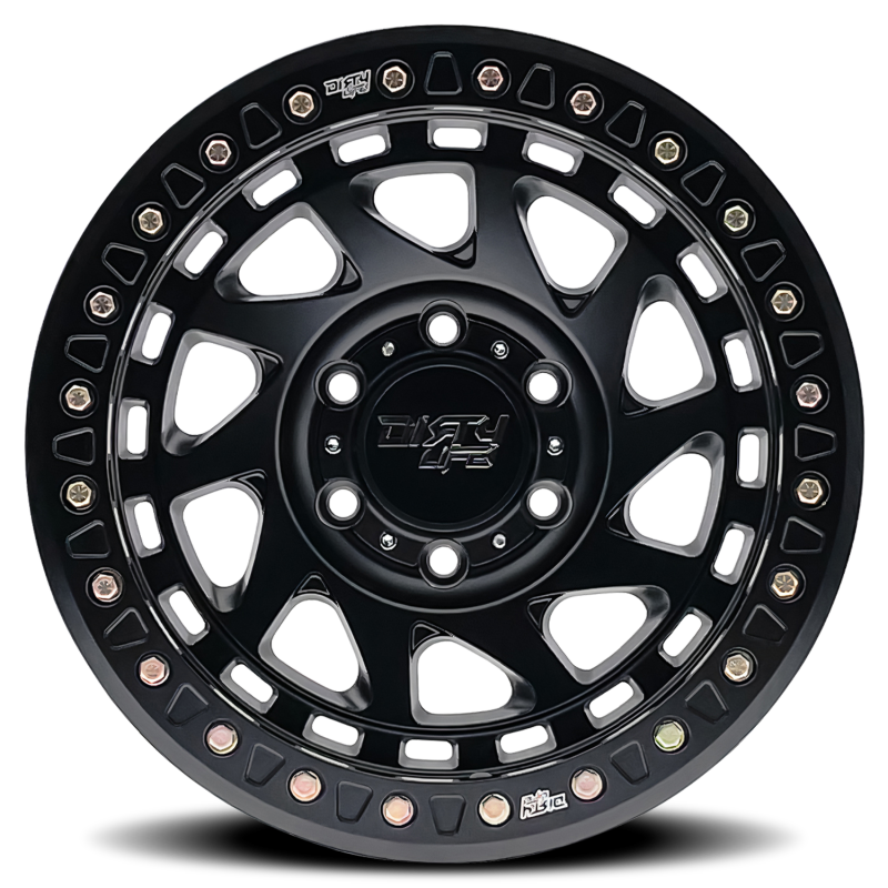 Dirty Life 9313 Enigma Race 17x9 / 5x127 BP / -12mm Offset / 78.1mm Hub Matte Black Wheel 9313-7973MB12 9313-7973MB12 Photo - Primary