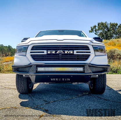 Westin 2019-2022 Ram 1500  Classic Outlaw Front Bumper - Textured Black 58-61075 58-61075 Photo - Mounted