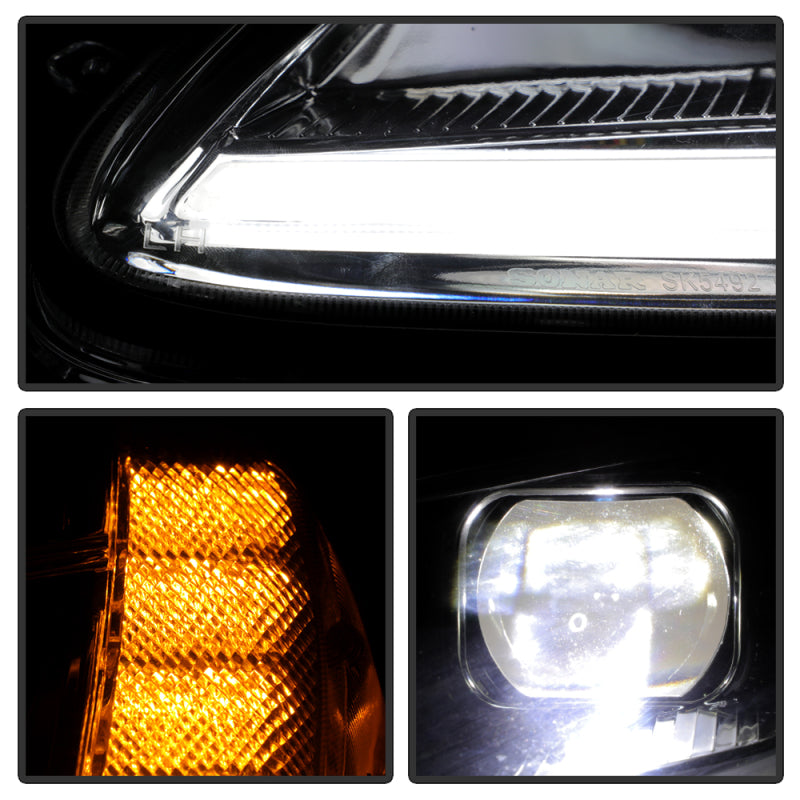 SPYDER Apex Series 05-13 Chevrolet C6 Corvette Hi Powered LED Module Headlights 5087942 5087942 User 6