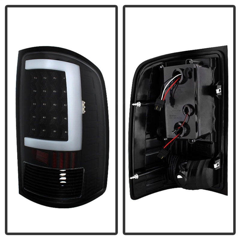 SPYDER Xtune GMC Sierra 07-13 LED Tail Lights Black ALT-ON-GS07-G2-LED-BK 5081551 5081551 Photo - Unmounted