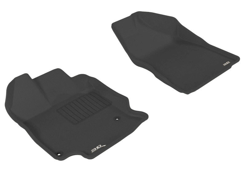 3D MAXpider 2009-2011 Toyota Venza Kagu 1st Row Floormat - Black L1TY07811509 L1TY07811509 Photo - Primary
