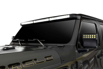 ORACLE Lighting Oracle Jeep Wrangler JL/Gladiator JT Integrated Windshield LED Light Bar System 5917-023 5917-023 Photo - Mounted