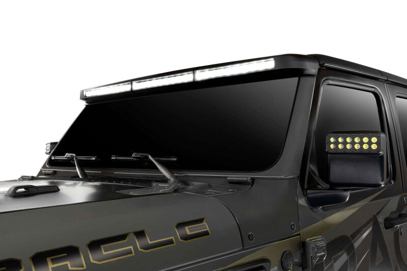 ORACLE Lighting Oracle Jeep Wrangler JL/Gladiator JT Integrated Windshield LED Light Bar System 5917-023 5917-023 Photo - Mounted