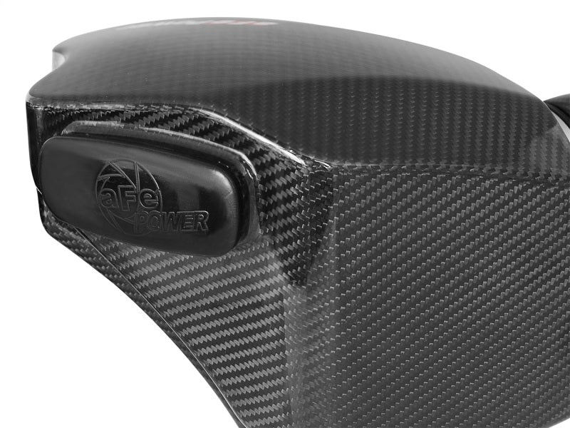 aFe Cold Air Intake System w/ PRO DRY S Black Series Momentum Carbon Fiber 51-76305-CF Photo - Unmounted