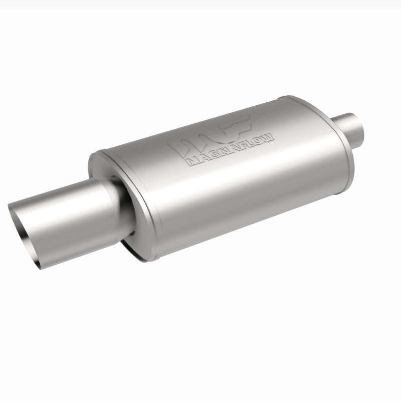 MagnaFlow 5" X 8" Oval Center/Center Performance Muffler With Tip 14827 360 Degree Image Set
