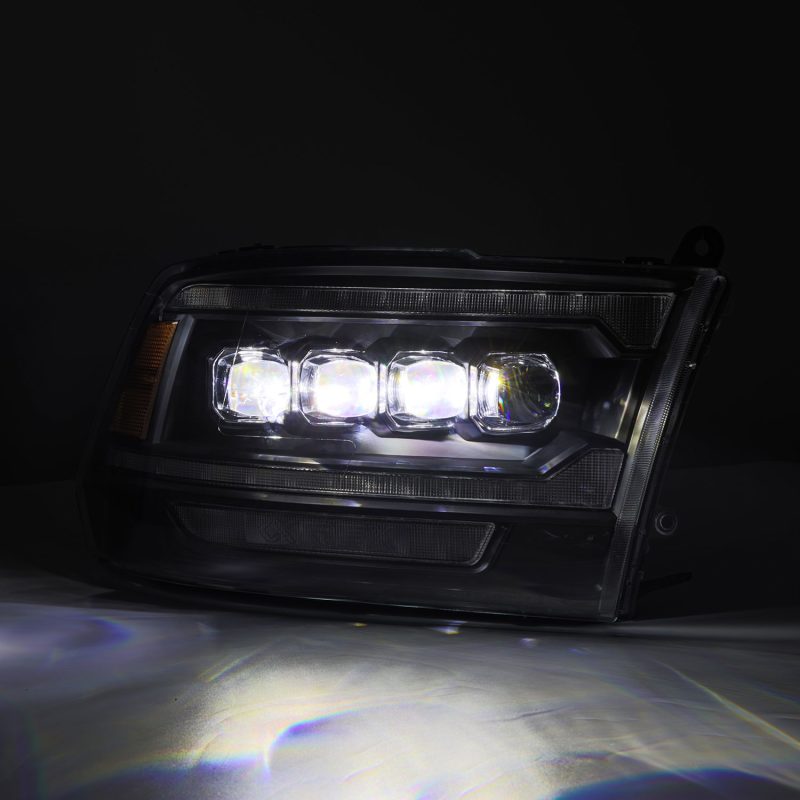 AlphaRex 09-18 Dodge Ram 2500 NOVA LED Proj Headlights Plank Style Design Black w/ Activation Light 880555 880555 User 2