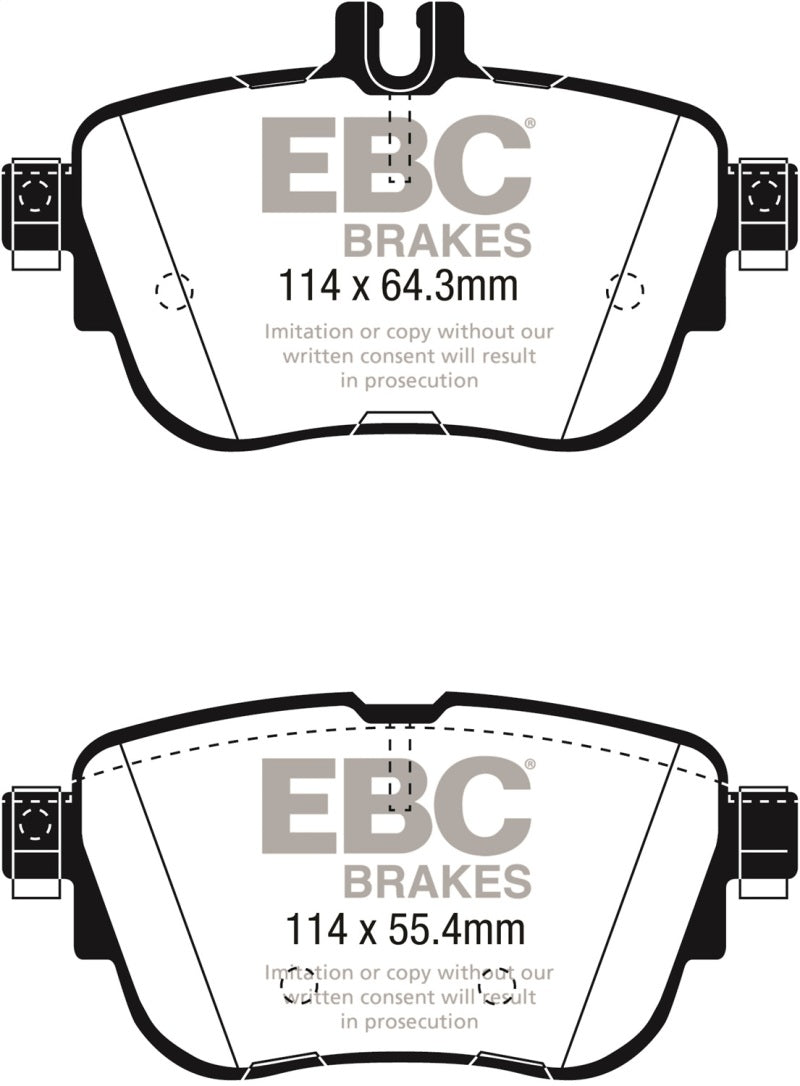 EBC 2017+ Mercedes-Benz E300 (W213) Greenstuff Rear Brake Pads DP22297 DP22297 Photo - Primary