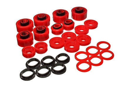 Energy Suspension FORD 2005-07 F-250 SD, F-350 SD 2/4WD Crew Cab Body Mount Set  Red 4.4120R Photo - Primary