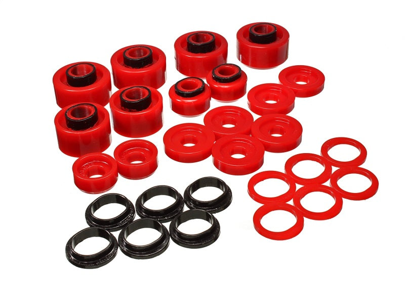 Energy Suspension FORD 2005-07 F-250 SD, F-350 SD 2/4WD Crew Cab Body Mount Set  Red 4.4120R Photo - Primary