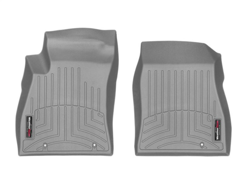 WeatherTech WT FloorLiner - Front - Grey Floor Mats Floor Mats - Rubber main image