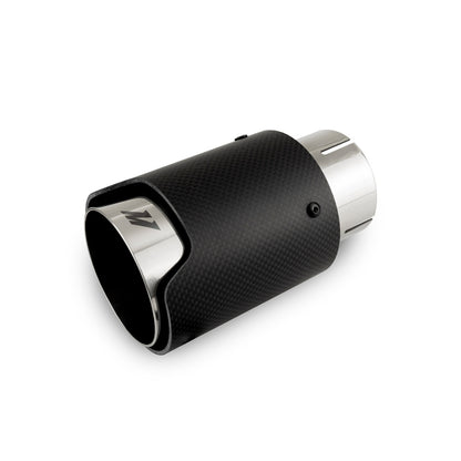 Mishimoto Carbon Fiber Muffler Tip 2.5in Inlet 3.5in Outlet Polished MMEXH-TIP-CF25P MMEXH-TIP-CF25P Photo - Primary