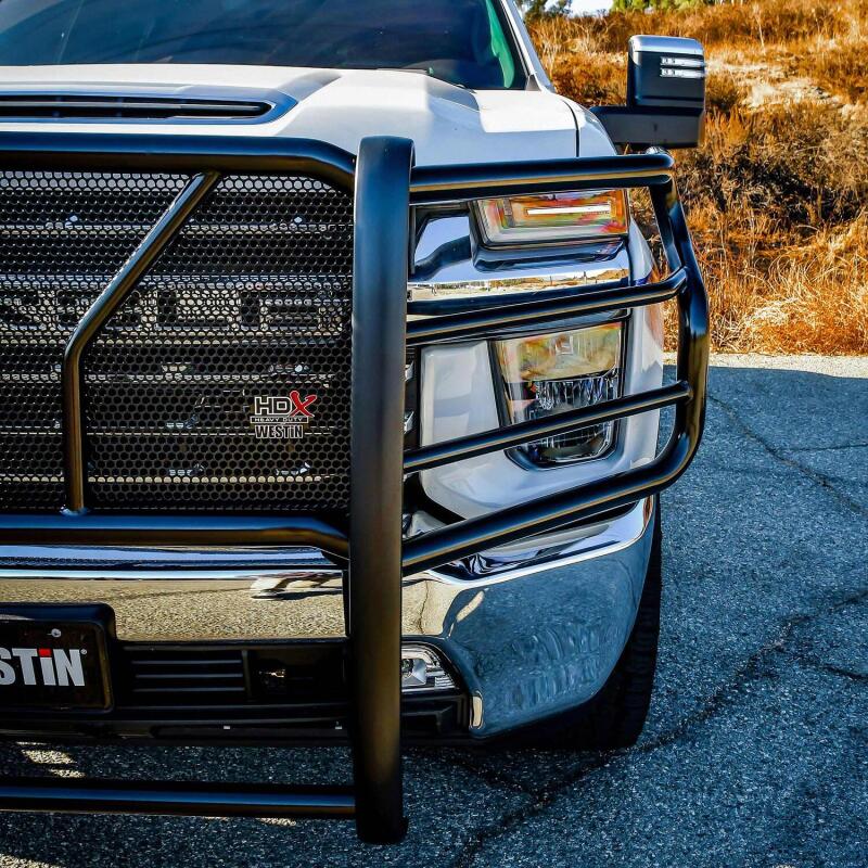 Westin 2020 Chevrolet Silverado 2500/3500 HDX Grille Guard - Black 57-3995 57-3995 Photo - lifestyle view