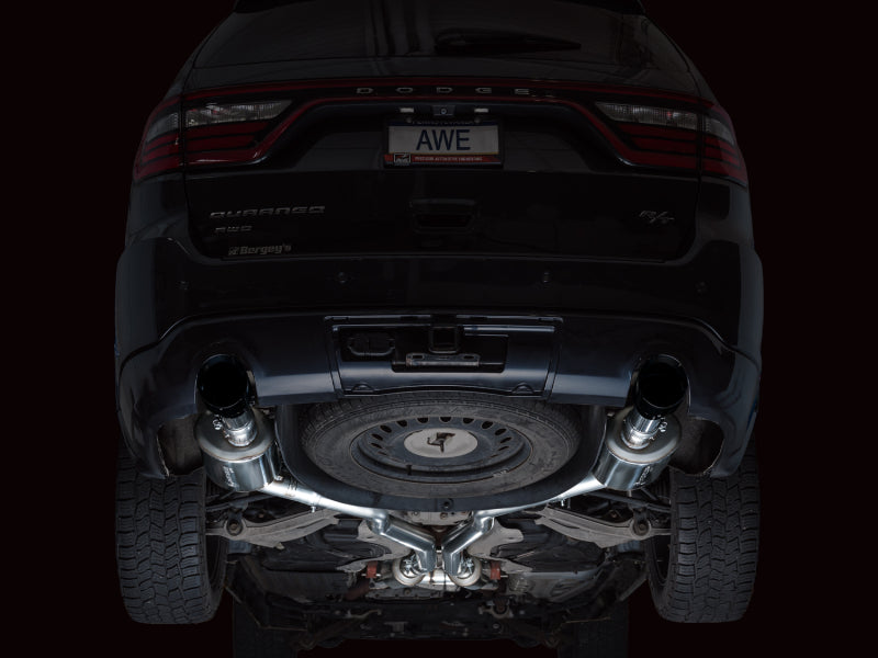 AWE Tuning 11-24 Dodge Durango 5.7L Touring Edition Exhaust w/ Diamond Black Tips 3015-33575 3015-33575 Photo - Mounted