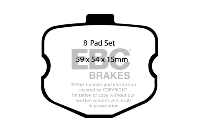 EBC Disc Brake Pad Set DP41771/2R Photo - Primary