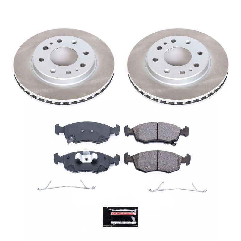 PowerStop Power Stop 12-17 Fiat 500 Front Semi-Coated Rotor Kit SC6290 SC6290 Photo - Primary