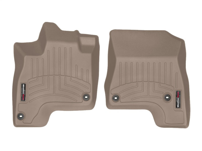 WeatherTech 2018+ Honda Clarity (Plug-In Hybrid) Front FloorLiner - Tan 4514211 4514211 Photo - Unmounted