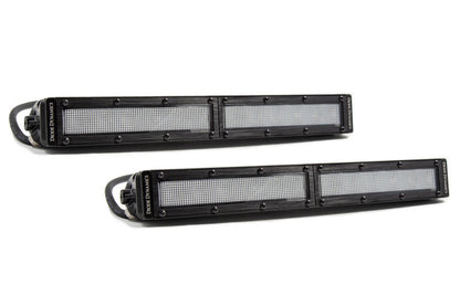 Diode Dynamics 12 In LED Light Bar Single Row Straight Clear Flood (Pair) Stage Series DD6033P DD6033P Photo - Primary