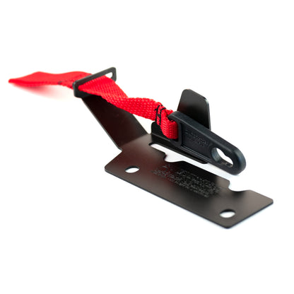 BuiltRight Industries 09-20 Ford F-150/Raptor (09-14 SuperCrew Only) Rear Seat Release - Red Strap 100113 100113 Photo - Primary