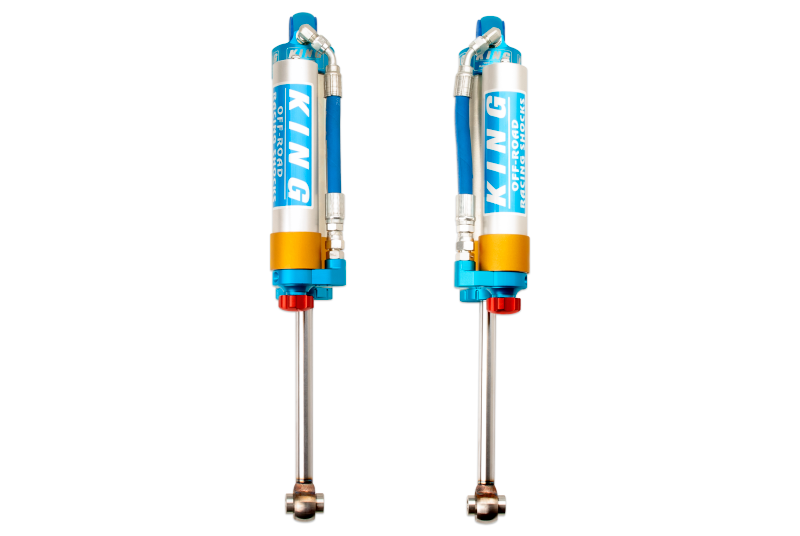 King Shocks 2005+ Nissan Frontier Rear 2.5 Dia Piggy Hose Reservoir Shock w/Adjuster (Pair) 25001-110A 25001-110A Photo - Primary