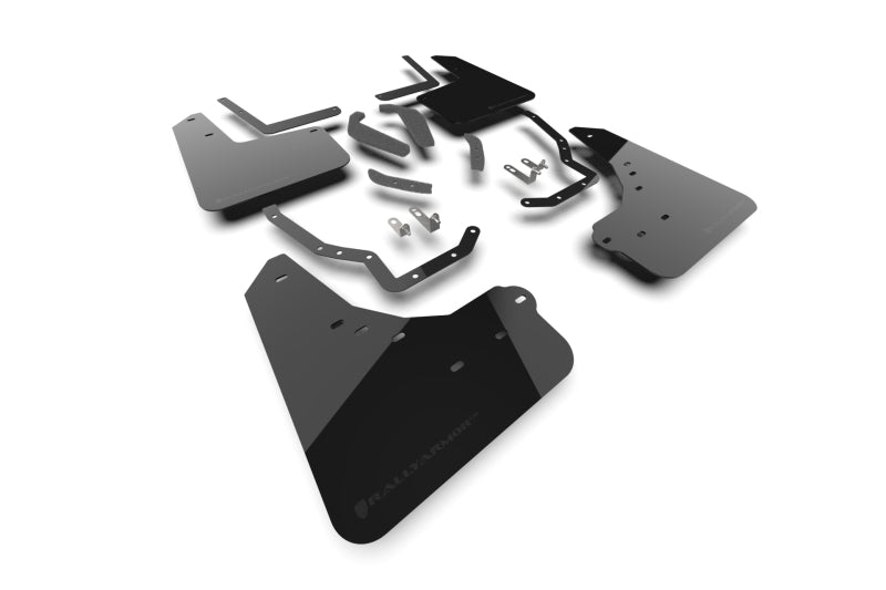 Rally Armor RAL UR Blk Flap/Met. Blk Logo Body Armor & Protection Mud Flaps main image