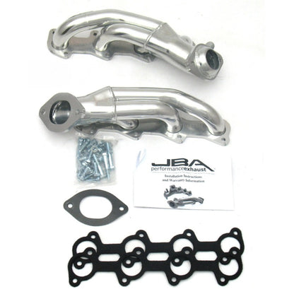JBA 99-04 Ford Mustang 4.6L 2V 1-5/8in Primary Silver Ctd Cat4Ward Header 1625S-9JS 1625S-9JS Photo - Primary