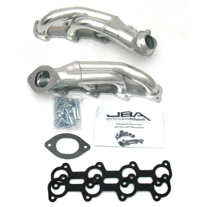 JBA 99-04 Ford Mustang 4.6L 2V 1-5/8in Primary Silver Ctd Cat4Ward Header 1625S-9JS 1625S-9JS Photo - Primary
