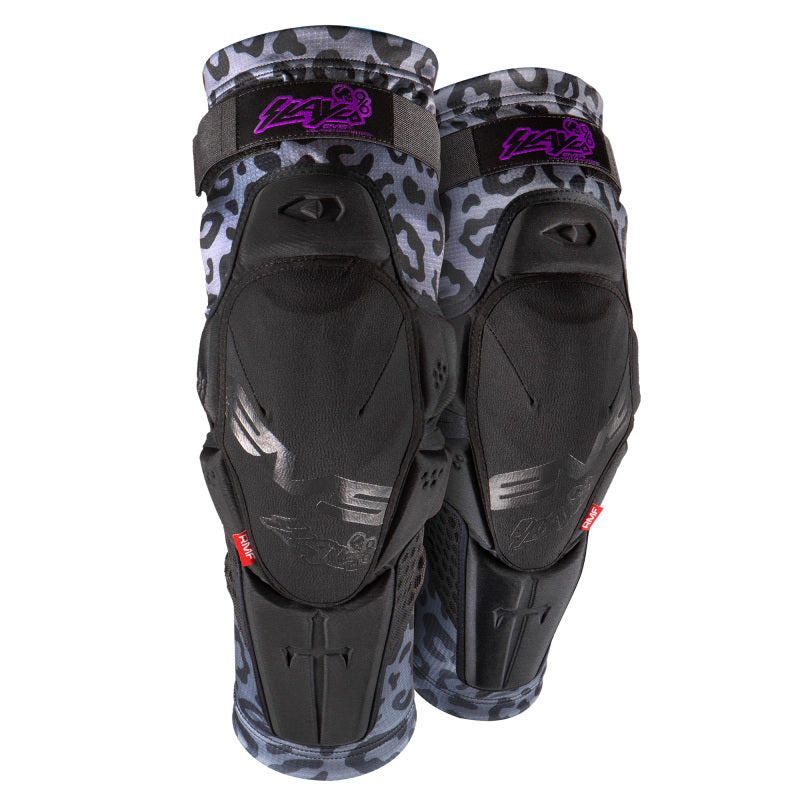 EVS Slayco96 Knee Guard Pair Ghost/Leopard - Small/Medium SLAY96K-LP-S/M SLAY96K-LP-S/M User 1