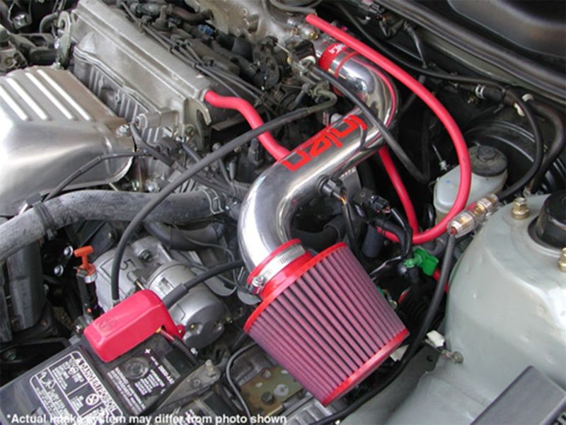 Injen 97-99 Toyota Camry L4 2.2L Black IS Short Ram Cold Air Intake IS2020BLK IS2020BLK Photo - Mounted