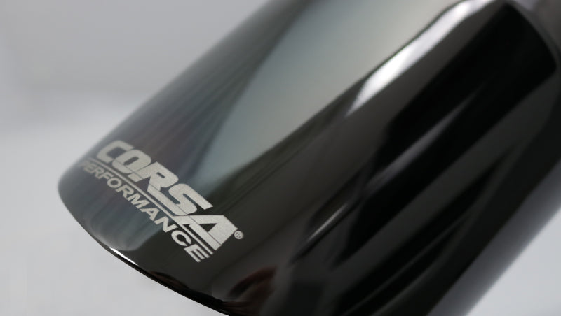 Corsa Single Universal 2.75in Inlet / 4in Outlet Black PVD Pro-Series Tip Kit TK005BLK TK005BLK Photo - Primary