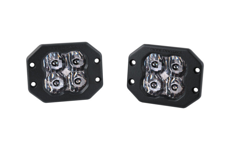 Diode Dynamics SS3 Sport ABL - White SAE Driving Flush (Pair) DD6912P DD6912P Photo - Primary