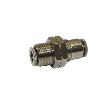 Snow Performance Bulkhead Fitting 1/4" Push EPDM to 1/4" Push EPDM SNO-40080 SNO-40080 Photo - Primary