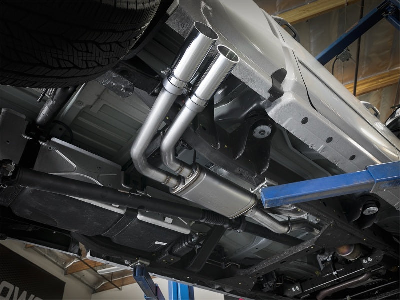 aFe Cat-Back Exhaust, Rebel Series 3in to 2-1/2in 409 Stainless Steel 49-44098-P Photo - Mounted