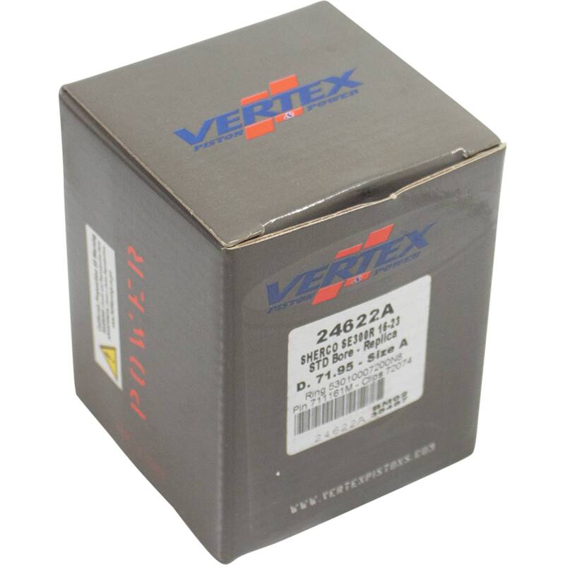 Vertex Pistons Vertex Piston 16-24 Sherco SE-R 300 300cc Cast Replica Piston Kit 24622A 24622A Photo - Primary
