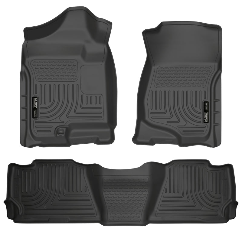 Husky Liners 07-13 GM Escalade ESV/Avalanche/Suburban WeatherBeater Black Front/2nd 98261 Photo - Primary