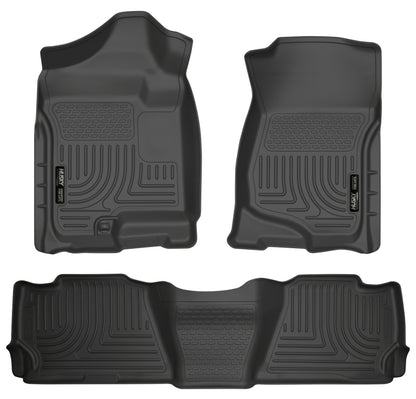 Husky Liners 07-13 GM Escalade ESV/Avalanche/Suburban WeatherBeater Black Front/2nd 98261 Photo - Primary