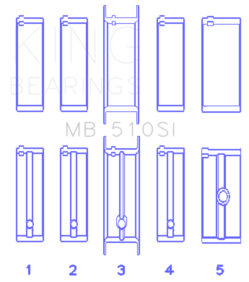 King Engine Bearings KING Main Bearings Engine Components Bearings main image