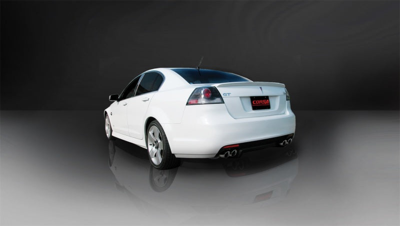Corsa Performance 08-09 Pontiac G8 GXP 6.0L V8 Polished Sport Cat-Back + XO Exhaust 14950 Photo - Mounted