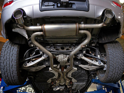 aFe Vulcan Series 2.5in 304SS Cat-Back Exhaust 11-19 Jeep Grand Cherokee (WK2) 5.7L w/ Polished Tips 49-38085-P 49-38085-P Photo - Mounted