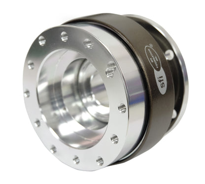 NRG Quick Release - Silver Body/Chrome Ring SFI SPEC 42.1 SRK-200-1SL Photo - Primary