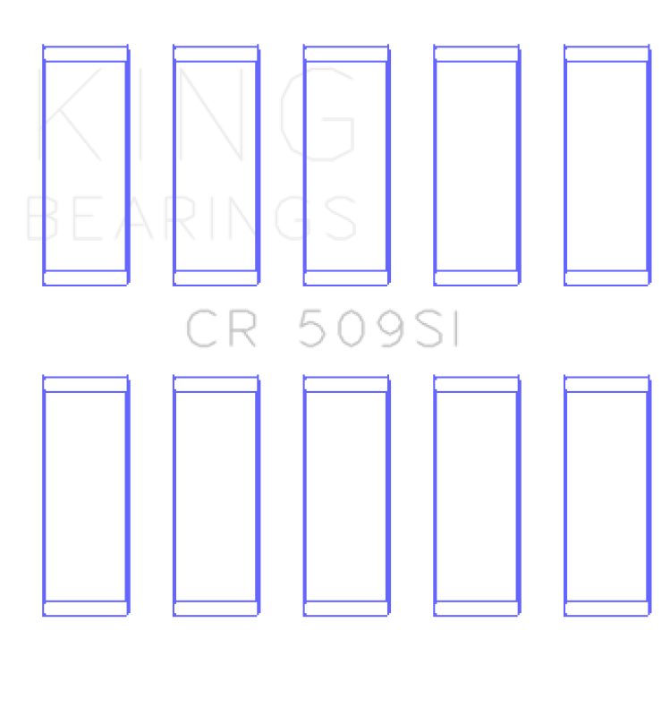 King Engine Bearings Volvo 850 (Size +0.50mm) Connecting Rod Bearing Set CR509SI0.5 CR509SI0.5 Photo - Primary