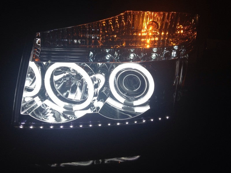 Spyder Nissan Titan 04-14/Armada 04-07 Projector Headlights CCFL Halo LED Blk PRO-YD-NTI04-CCFL-BK 5030207 5030207 User 1