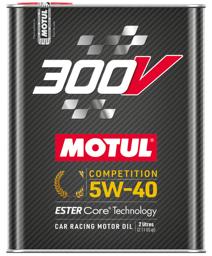 Motul 2L Synthetic-ester Racing Oil 300V COMPETITION 5W40 10x2L 110817 110817 Photo - Primary
